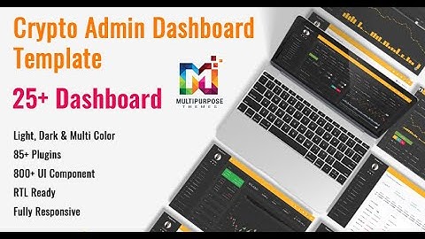 Bitcoin CryptoCurrency Template Bootstrap Dashboard with Light LTR Theme