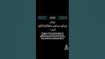 غافر الذنب وقابل التوب #القارئ #ياسر_الدوسري #راحة_نفسية #quran