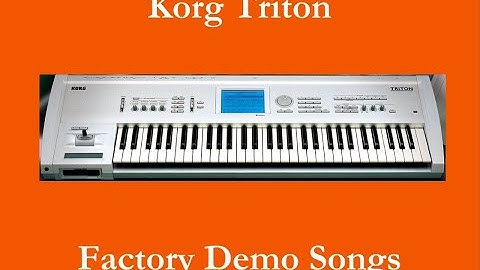Korg Triton - Démos internes - Factory Demo Songs