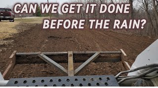 Grading And Seeding Cleared Land With A Skid Steer