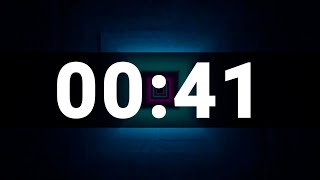 41 Second Timer with Cool Upbeat Music for Kids, Chill Instrumental Countdown