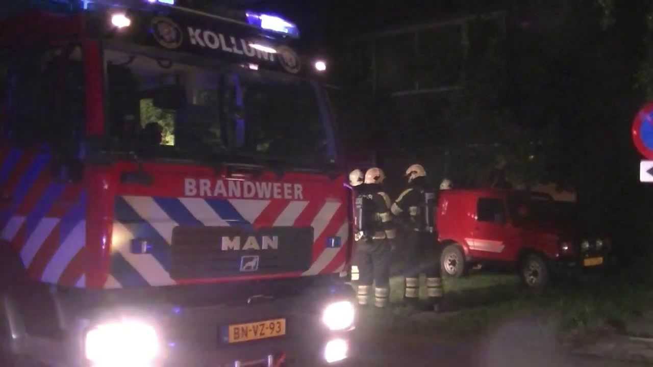 Woningbrand door gasexplosie Kollumerpomp