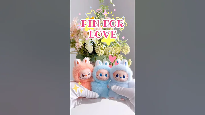 Labubu Pin for Love 💕 POP MART Plush Blind Box Unboxing