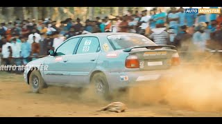 Baleno അടിച്ചുപൊളിച്ചു  Maruti Suzuki Baleno In Autocross Challenge Saju Team Fuelli V12 Autocross