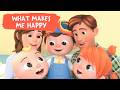 Cocomelon What Makes Me Happy 😊 | Emotional Learning for Kids | Feelings Storytime 🌱