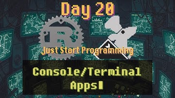 Creating Console/Terminal Apps using Rust Programming + Ratatui - day20