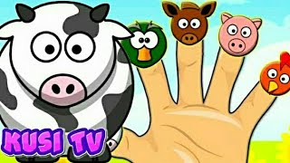 farm animals finger family - chichi TV nursery rhymes