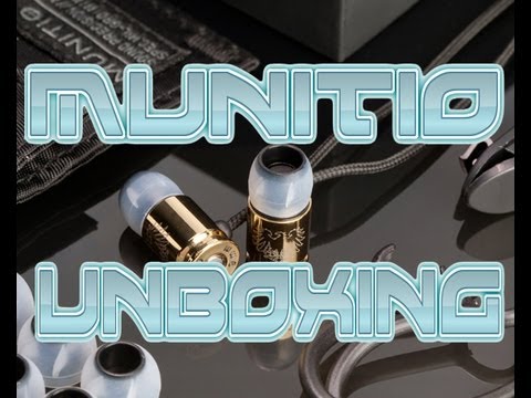 Munitio Nines BLK (Black): Tactical 9mm 'Bullet' Earphones w/ 3-Button Mic. Unboxing
