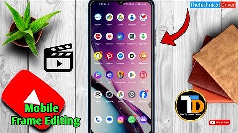 Mobile Frame Video Editing | How to make mobile Screen Recording Video Editing Inshot