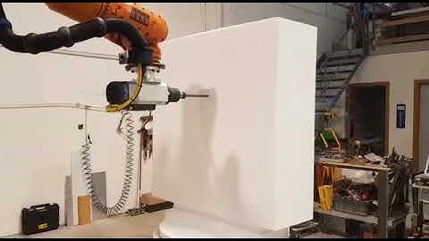 Robotic machining - Kuka CNC milling robot