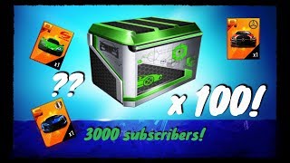 Asphalt 8 - Opening 100 Advanced BP Boxes! - 3000 Subscribers