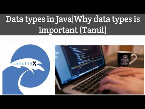 data types in Java|Java Programming for beginners|CodeBinX(Tamil)