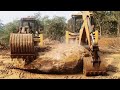 JCB vs Giant Rock | Heavy Equipment Moving Massive Boulder | Construction Work Video#jcb #excavator 