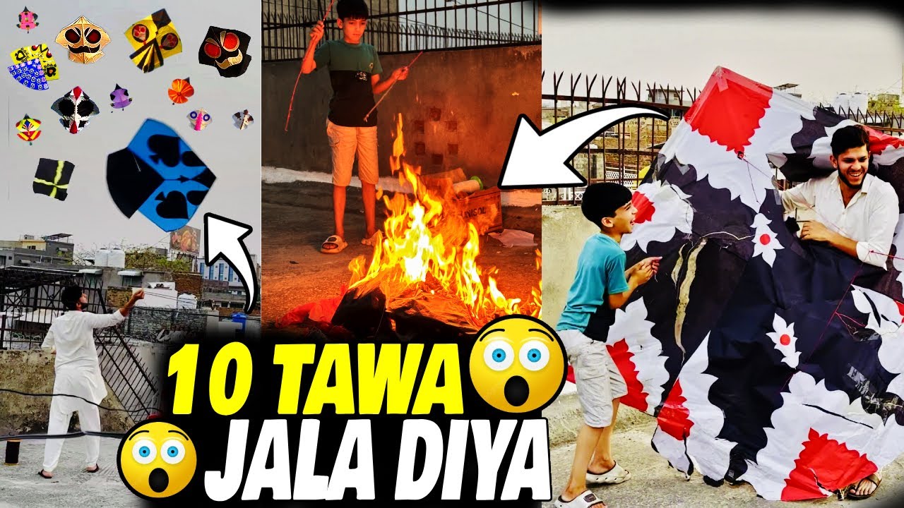 10 Tawa Jala 🔥 Diya Aj 😱 Hawa ne Aj phir Game 🪁 Kharaab Kardi 😭 - YouTube