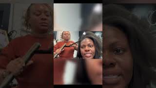 Salon Silk Press Transformation On Type 4 Hair.