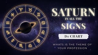 Saturn in all Signs l D1 Chart