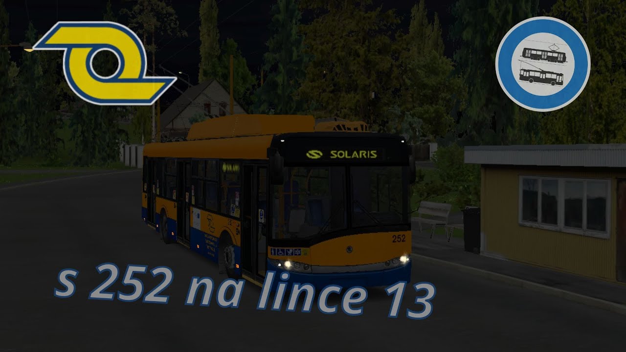 🚎 Simt Simulator MHD | Trolejbus DSZO 252 na lince 13 směr Rolky