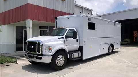 EVI custom 24-Ft. Walk-In UAV Support Vehicle