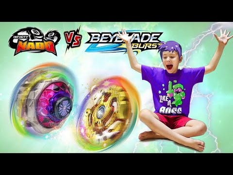 ПОСПОРИЛИ!!! 22 BEYBLADE против 1 ИНФИНИТИ НАДО! Видео для детей / video for kids