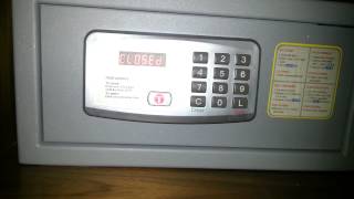 Default hotel safe code