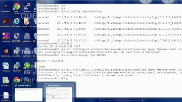 Find out MASTER node in RAC database