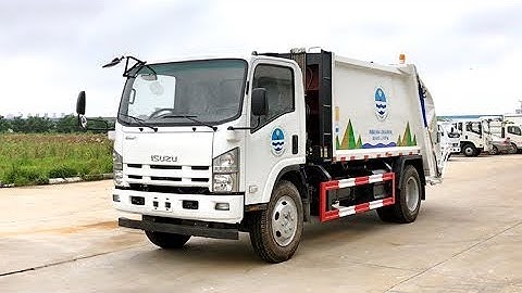 To Cape Verde - ISUZU 8cbm Refuse Collection Truck