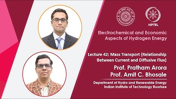 Lec 42: Mass Transport: Relationship Between Current and Diffusive Flux