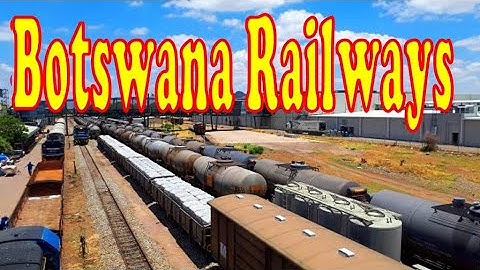 Botswana Railways BD342 Shunts Transnet Cement Wagons