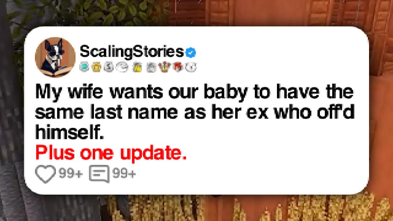 My wife wants our baby to have the same last name as her ex who off'd