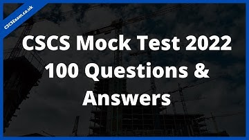 CSCS Card Test - 100 Questions and Answers CSCS Mock Test - CSCS Training Video