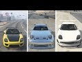 GTA 5 Online | Which Comet is the fastest? Comet comparison!