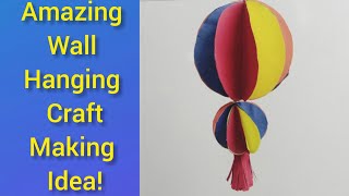 Amazing wall hanging craft making Idea // simple craft ideas