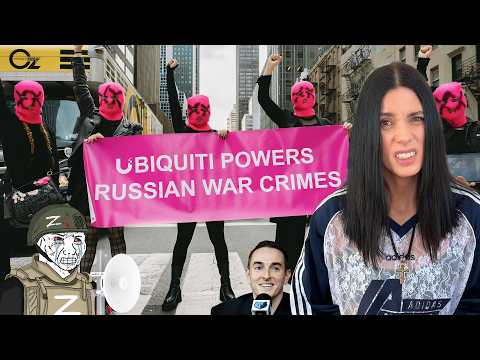 Pussy Riot occupies headquarters of American tech company Ubiquiti which powers russian war crimes