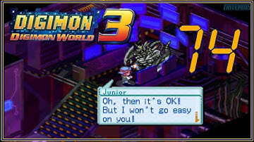 Digimon World 3 #74 - BK WarGrowlmon Boss Battle in AM Dum Dum Factory - (No Commentary)