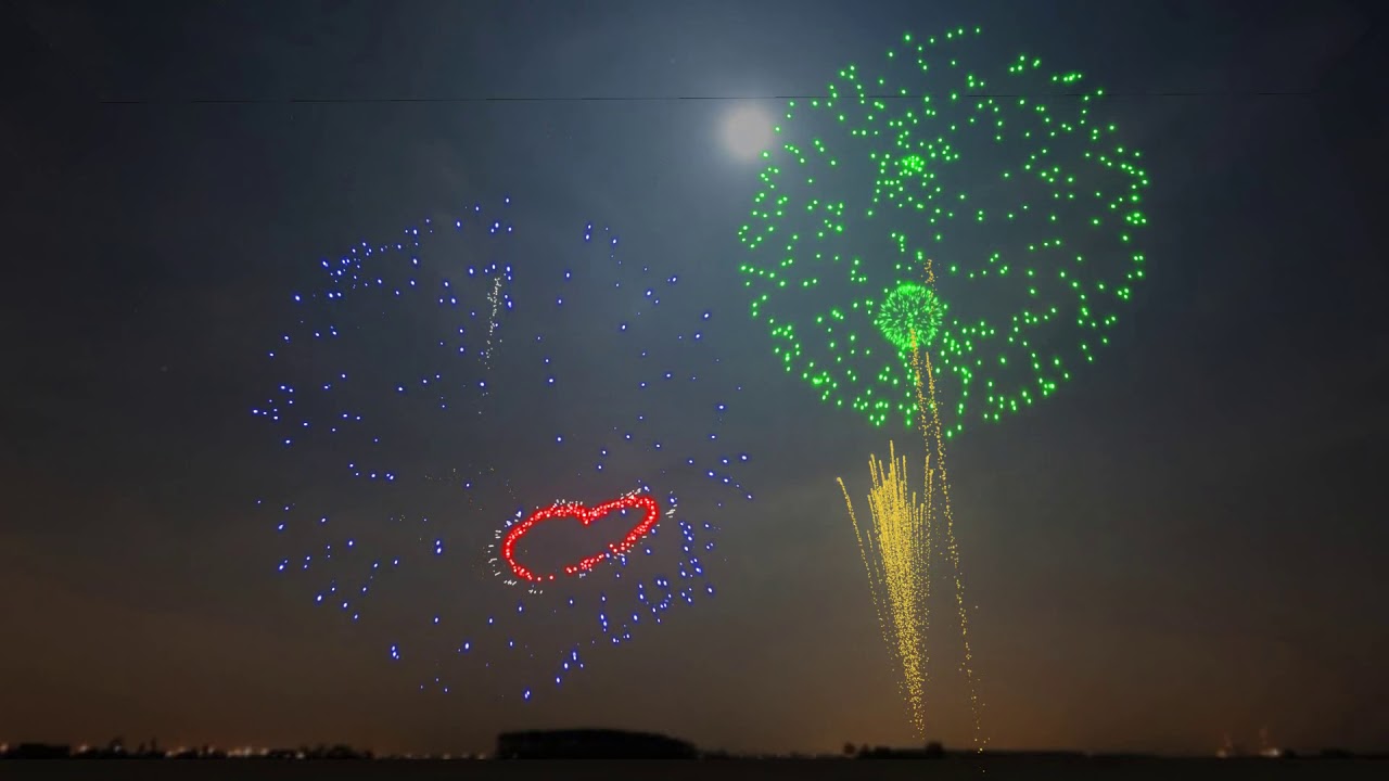 Disney Paint The Night Parade  - Fireworks made with FWSIM