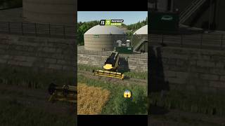 Harvesting Golden Oats with a Powerful New Holland Combine! 🌾🚜 #FS25