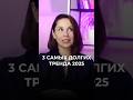 Тренды 2025 которые с нами надолго Тренды 2025 которые с нами надолго