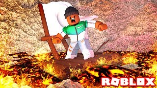 SURVIVE A RIVER OF LAVA IN ROBLOX screenshot 5