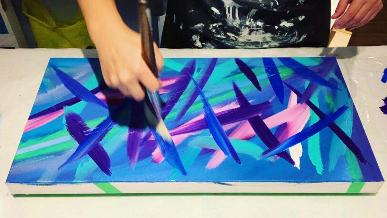 136 Abstract? Who me? You gotta see this Acrylic Painting