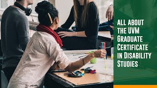Graduate Disability Studies at the University of Vermont