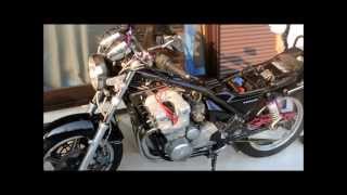 ゼファー400　キャブ取り外し編