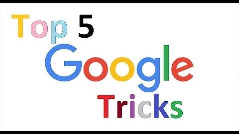 top 5 google tricks you must know part- 2(games) by techievar