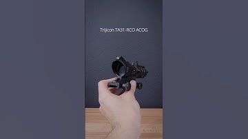 The #trijicon ACOG is a great magnified optic! #shorts #youtubeshorts #m4a1 #lpvo #colt #ar15 #m16a4