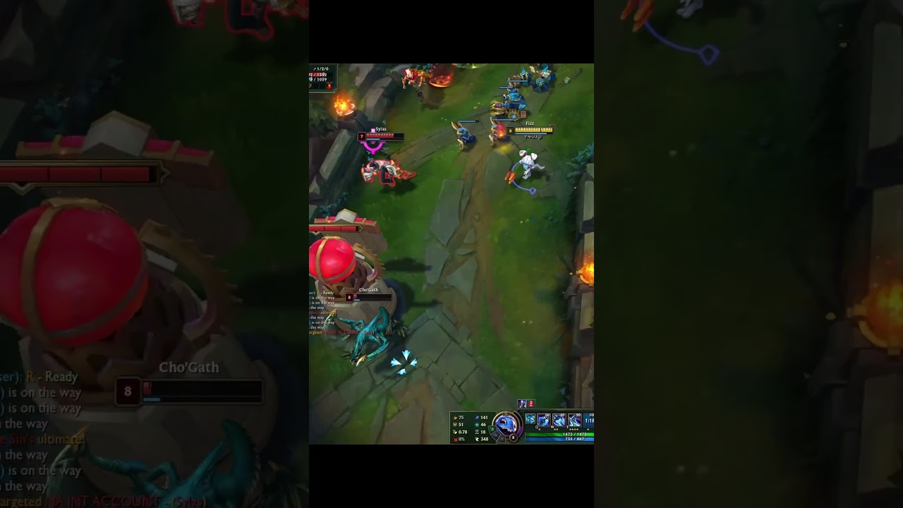 Fizz perfect Dive - saved by Thresh GOD