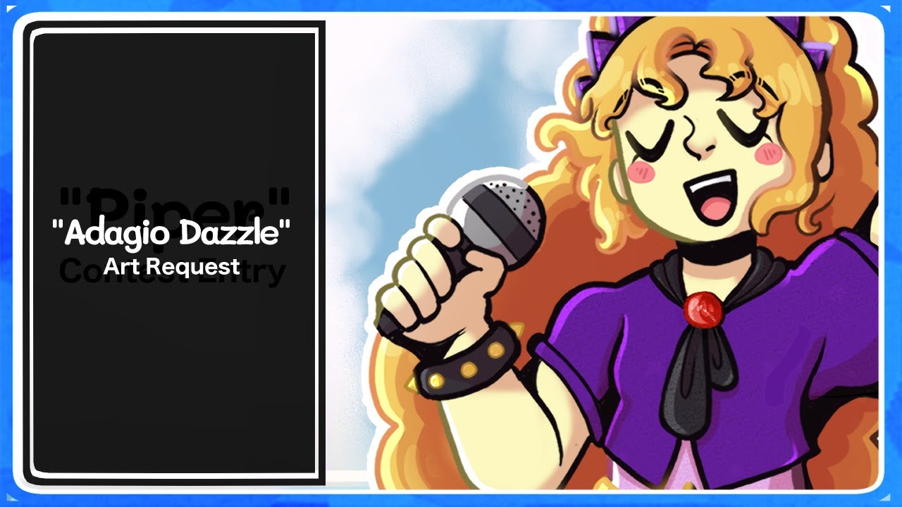 Adagio Dazzle | Gacha Life 2 Art Request | Timelapse - YouTube