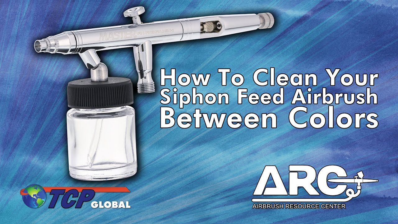 How To Clean Your Siphon Feed Airbrush Between Colors YouTube