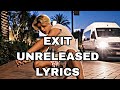 Gavin Magnus - Exit (Unreleased Song Lyrics)