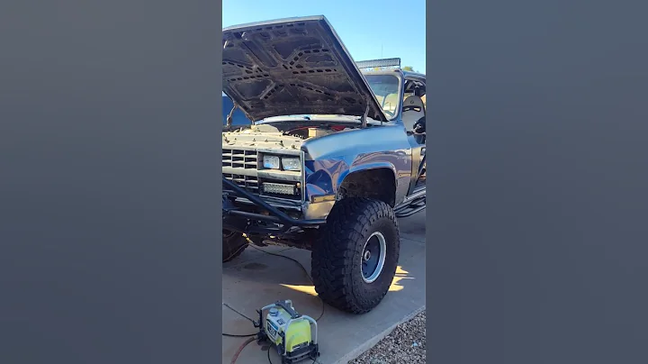 K5 Blazer rock crawler on 1350s