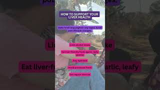 How to support your liver health. #motivation