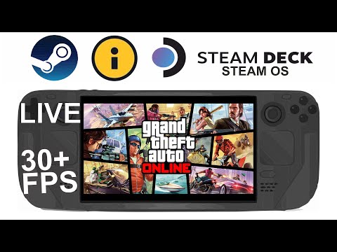 GTA 5 ONLINE on Steam Deck/OS in 800p 30Fps (Live)